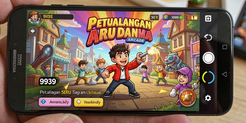 Screenshot gameplay 9939 menampilkan aksi seru dalam permainan Arcade.