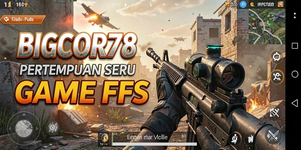 Screenshot menampilkan aksi pertempuran mendebarkan dalam BIGCOR78.