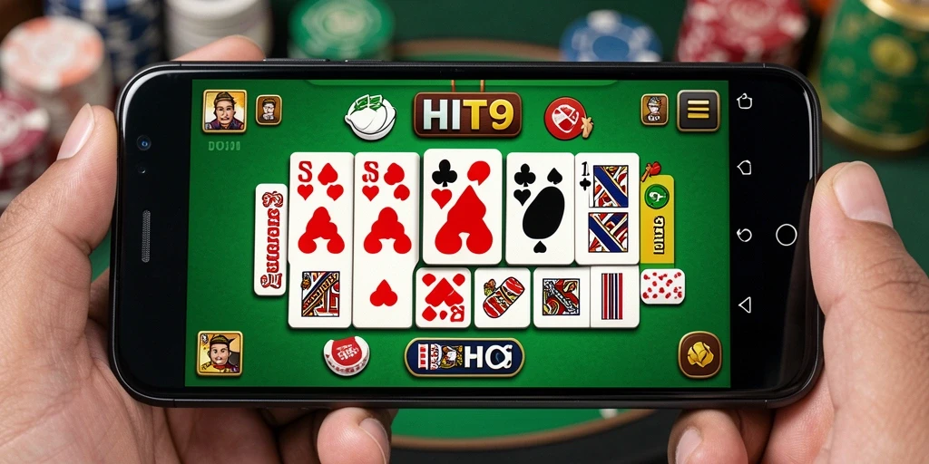 Menampilkan gameplay seru dan interaktif dari game Domino HIT9.