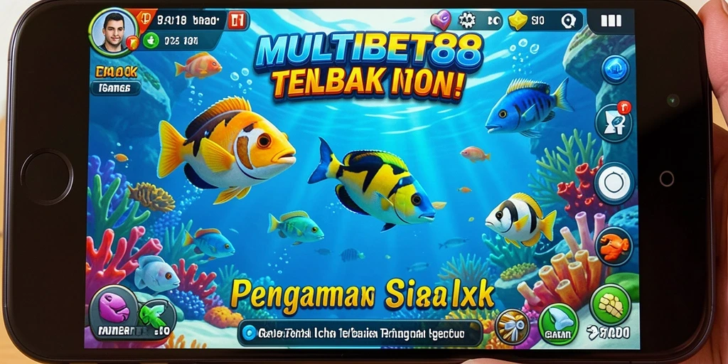 Tangkapan layar utama MULTIBET88 menampilkan aksi tembak ikan yang seru.