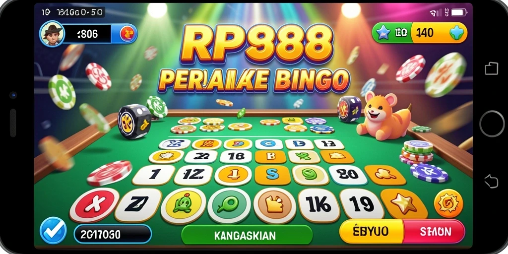 Gameplay seru dalam aplikasi Bingo RP888 yang mengasyikkan.