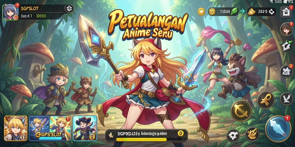 Tampilan gameplay memukau dari <strong>SGPSLOT</strong> dengan karakter anime yang menawan.