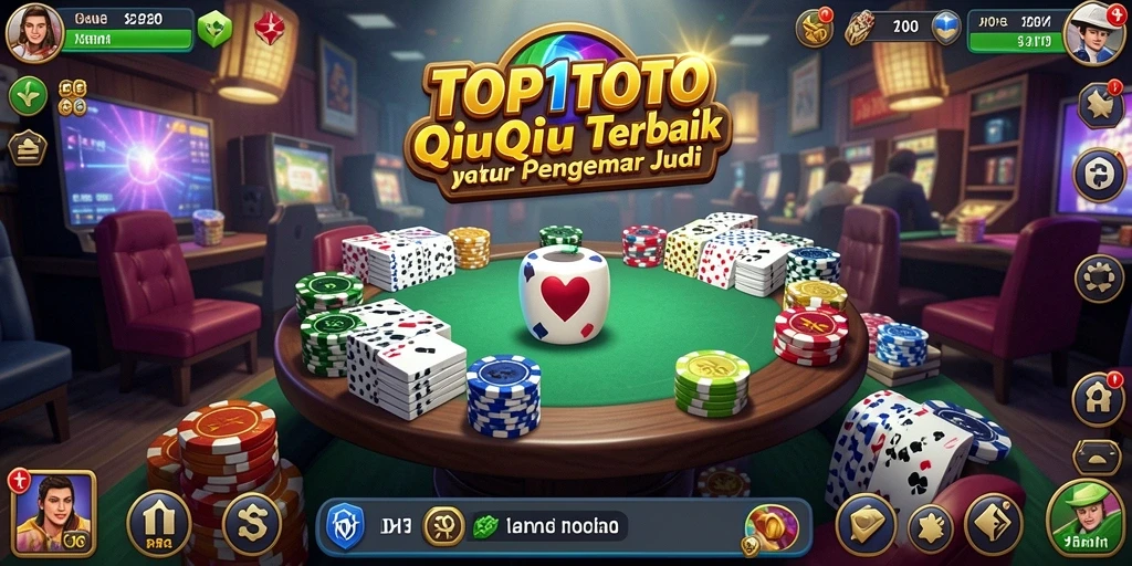 Tampilan gameplay seru dari game QiuQiu TOP1TOTO.
