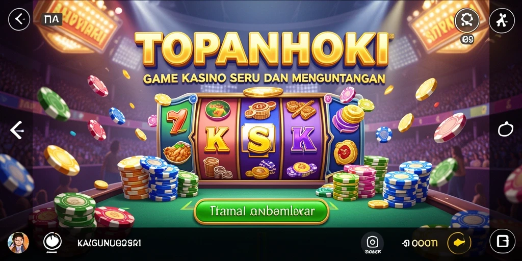 Screenshot utama dari gameplay Kasino di TOPANHOKI.